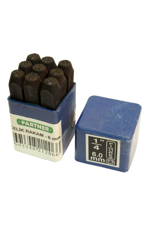 Çelik Rakam Numaratör 6 mm