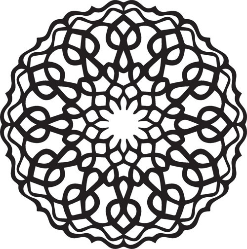Çiçek Deseni Tip 8 30x30 Cm