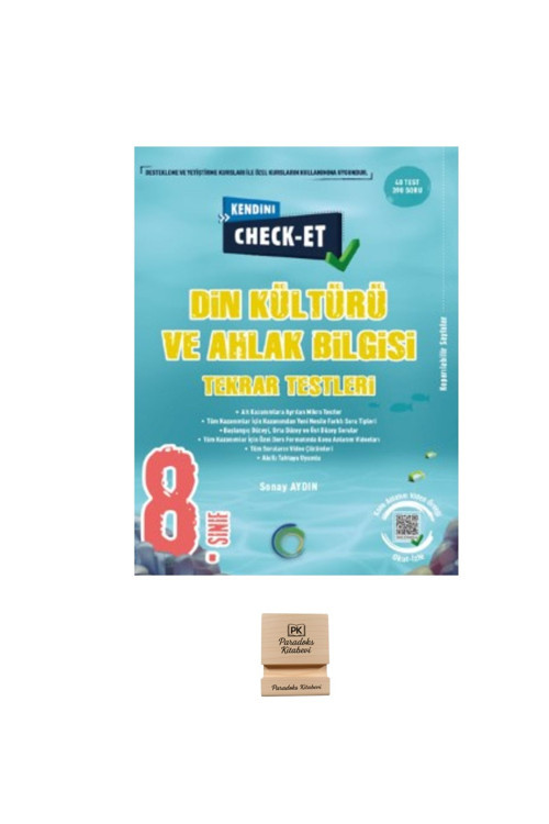 Okyanus LGS 8. Sınıf Check Et Din Kültürü ve Ahlak Bilgisi Tekrar Testleri+ Telefon Standı