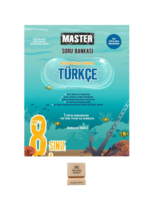 Okyanus LGS 8. Sınıf Master Türkçe Soru Bankası + Telefon Standı