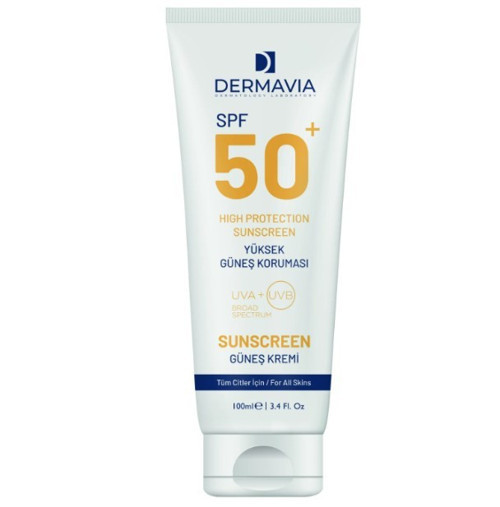 SPF 50+ Su Bazlı Güneş Kremi 100 ml - UVA/UVB Koruma, Parfümsüz, Tüm Cilt Tipleri için