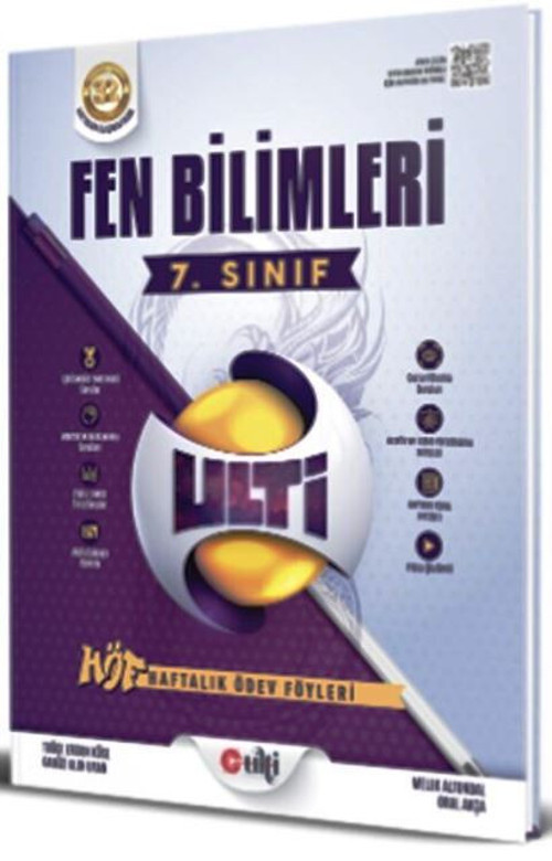 7. Sınıf Fen Bilimleri Haftalık Ödev Föyleri