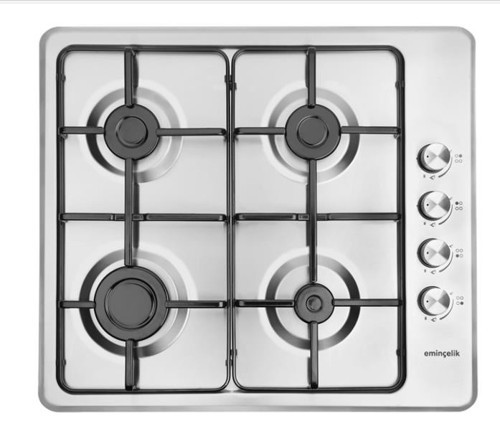 EC-AH 3140 X60 (31 220) LPG Ankastre Paslanmaz Inox Ocak