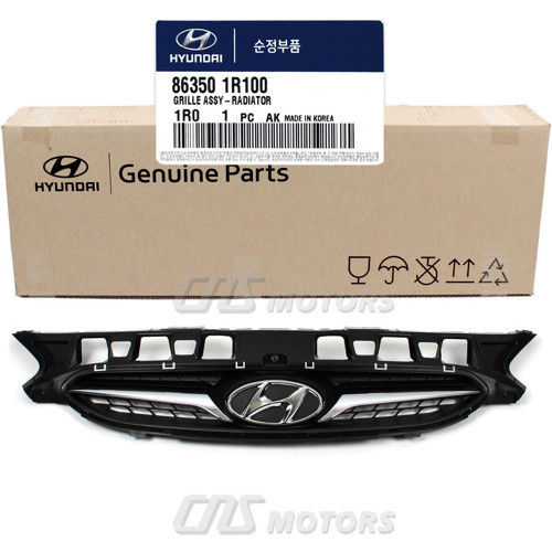 Hyundai Accent Blue Ön Panjur Nikelaj Bandlı 2010- (Oem No: 863501R100)