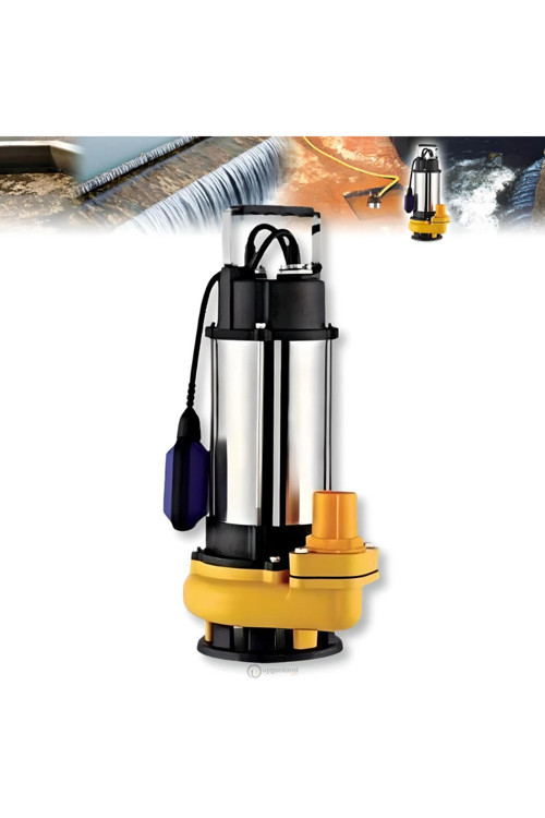 1 Hp Kırıcılı Açık Fanlı Foseptik Atık Sular Drenaj Dalgıç Pompa