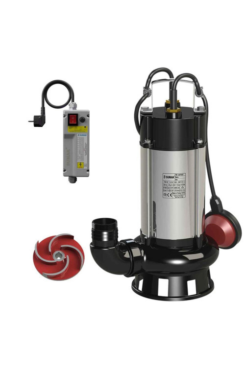 Sdf 10/2 Paslanmaz Gövdeli Foseptik Dalgıç Pompa Monofaze (220 V) 1 Hp