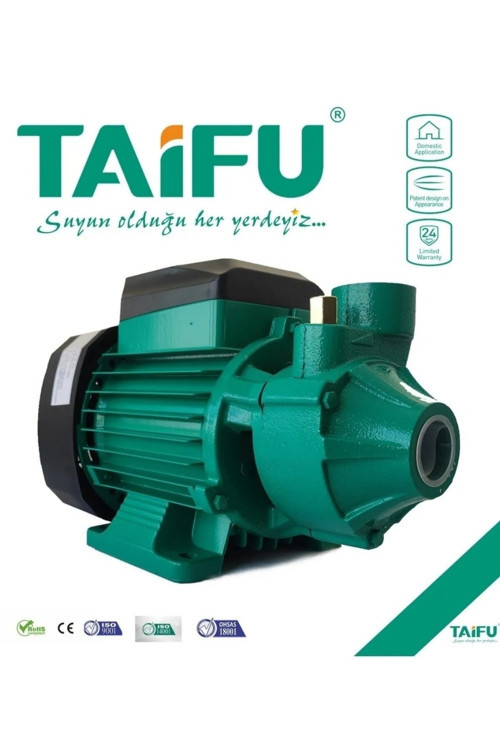 1 Hp 220V Bakır Sargılı 1 Metre Kablolu Fişli Santrifüj Su Pompası