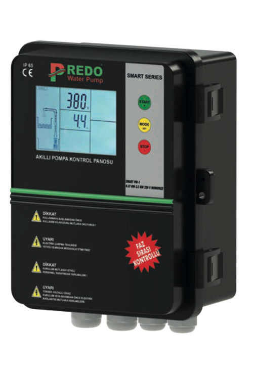 Dijital Akıllı Dalgıç Kontrol Panosu Predo Smart Pt-2 Pano 5,5-7,5 Kw 380V