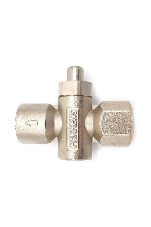 Pakkens Manometre Musluğu Basmalı Pn6 G1/2"-G1/2"
