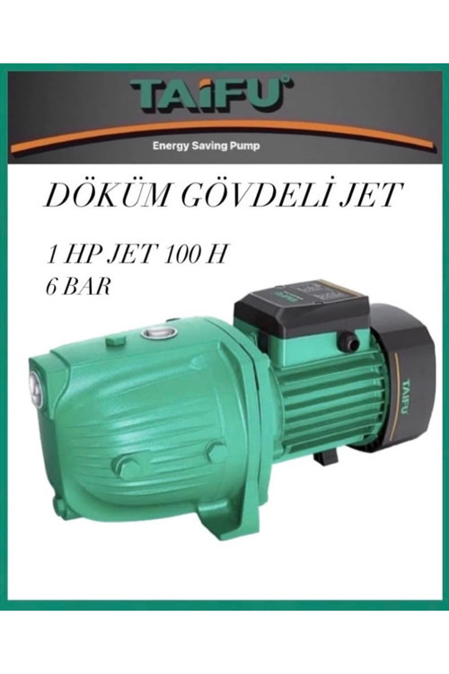 Jet 1 Hp 220V Bakır Sargılı Santrifüj Su Pompası / 8 Mt Emiş 45 Mt Dikine Basma Yüksekliği