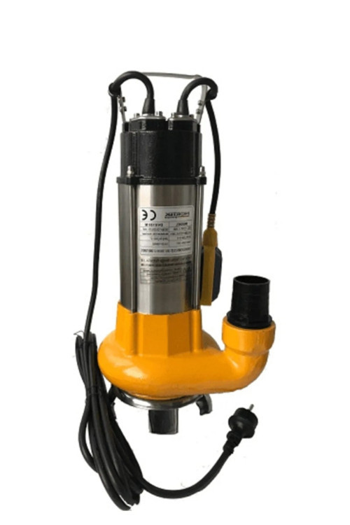 Dvx-150M 1,5 Hp 220V Açık Fanlı Parçalayıcılı Kırıcılı Pis Su Foseptik Pompası