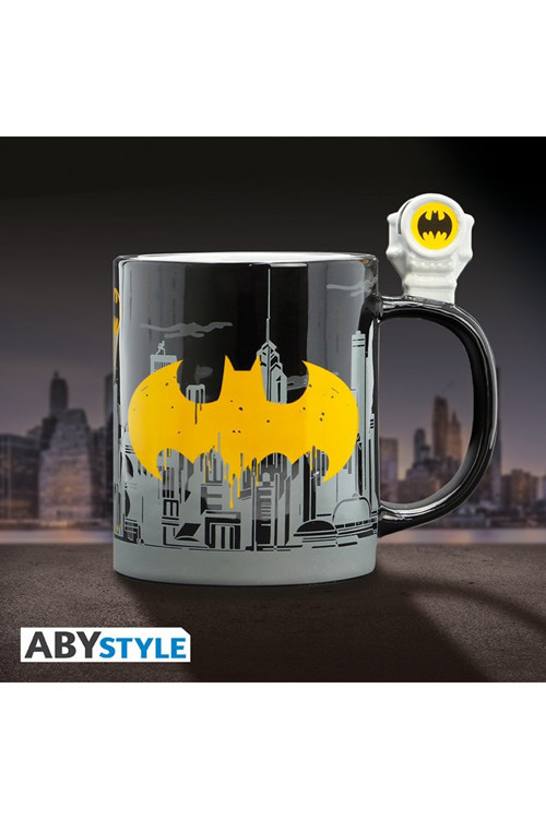 Dc Comıcs - Mug 3D Handle - Bat-Signal & Batman X2 - Abymuga112
