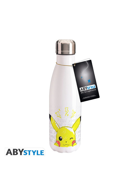 Pokemon - Water Bottle - Pikachu Scribble Suj Şişesi - Matara - Abytab134