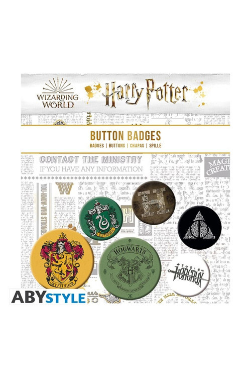 Harry Potter Badge Pack Mix Rozet Seti Bp0663