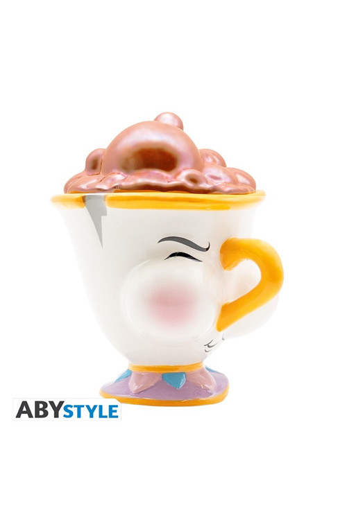 Dısney - Mug 3D - The Beauty & The Beast Chip With Bubbles X2 - Abymuga216
