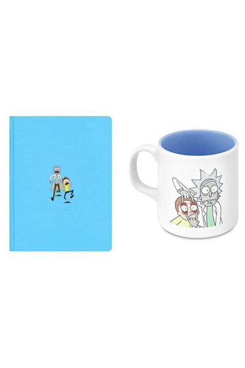 Rick And Morty Haftalık Süresiz Ajanda Ve Rick&Morty Mug Beyaz