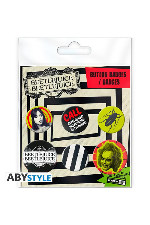 Beetlejuıce Badge Pack ( Rozet Seti ) Abyacc550