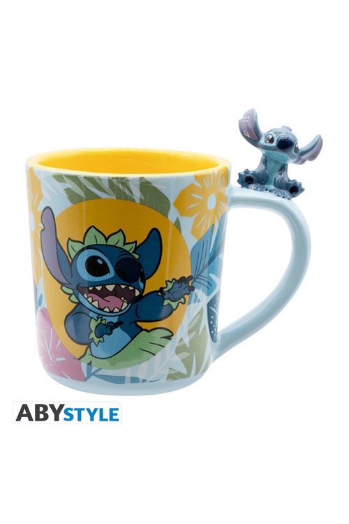 Dısney - Mug 3D Handle - Hawaiian Stitch X2 - Abymuga469