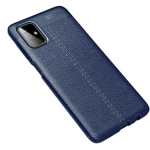 Galaxy M51 Kılıf Niss Deri Desenli Silikon Kılıf