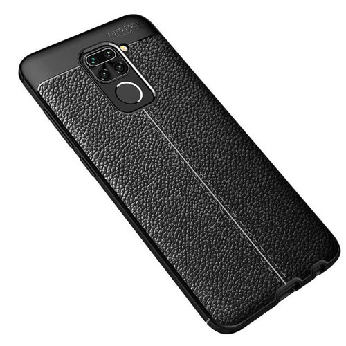 Xiaomi Redmi Note 9 Kılıf Niss Deri Desenli Silikon Kılıf
