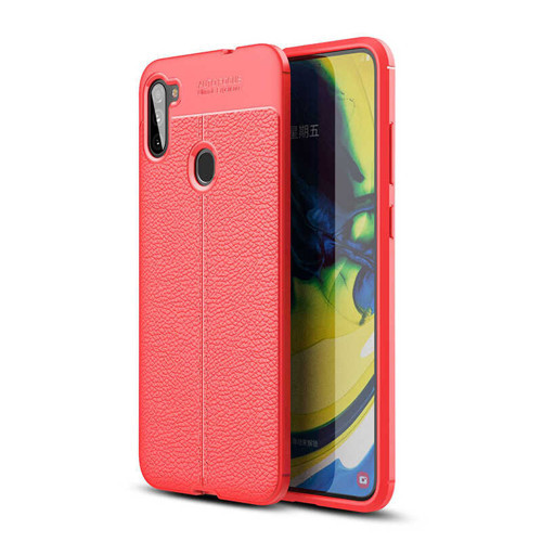 Galaxy M11 Kılıf Niss Deri Desenli Silikon Kılıf