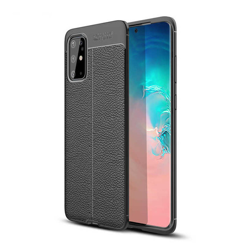 Galaxy S20 Plus Kılıf Niss Deri Desenli Silikon Kılıf