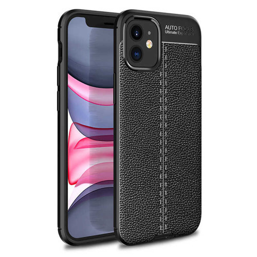 Apple iPhone 12 Mini Kılıf Niss Deri Desenli Silikon Kılıf