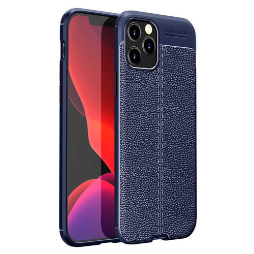Apple iPhone 12 Pro Kılıf Niss Deri Desenli Silikon Kılıf