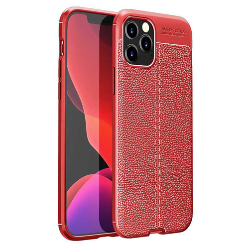 Apple iPhone 12 Pro Kılıf Niss Deri Desenli Silikon Kılıf