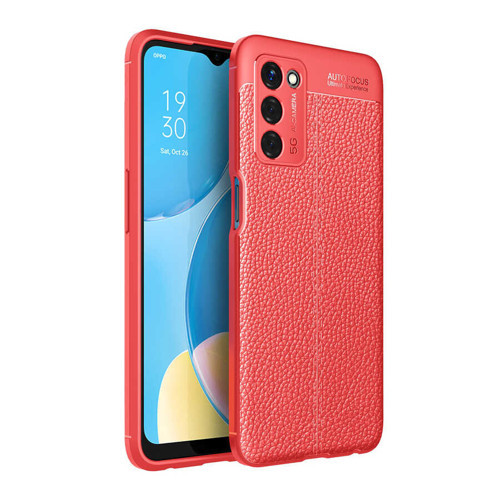 Oppo A55 5G Kılıf Niss Deri Desenli Silikon Kılıf