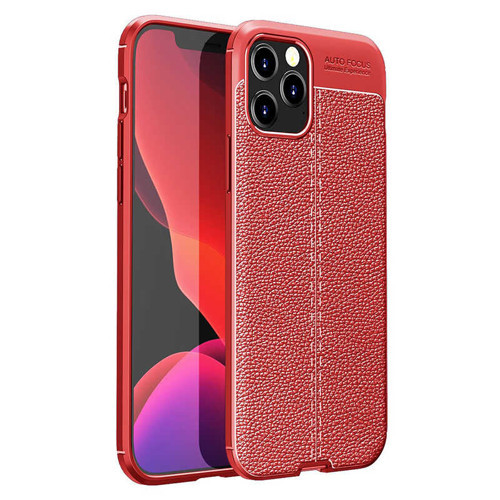 Apple iPhone 12 Pro Max Kılıf Niss Deri Desenli Silikon Kılıf