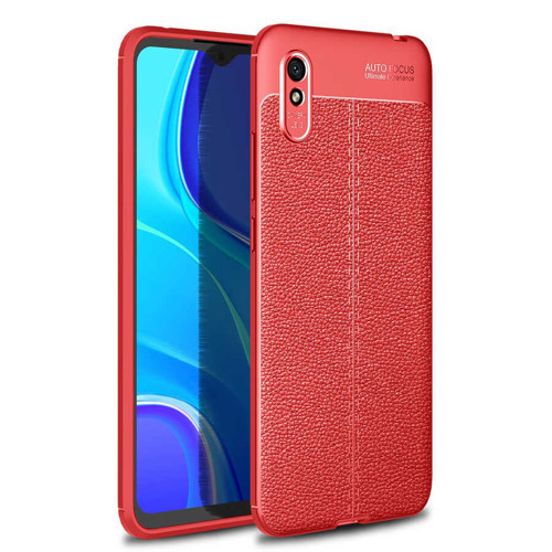 Xiaomi Redmi 9A Kılıf Niss Deri Desenli Silikon Kılıf