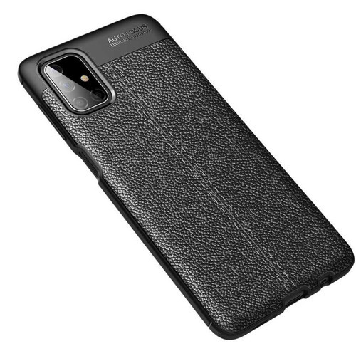 Galaxy M51 Kılıf Niss Deri Desenli Silikon Kılıf