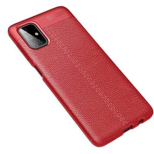 Galaxy M51 Kılıf Niss Deri Desenli Silikon Kılıf