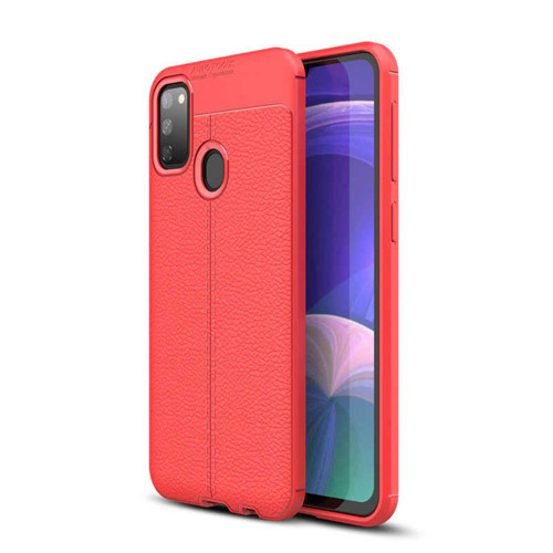 Galaxy M21 Kılıf Niss Deri Desenli Silikon Kılıf