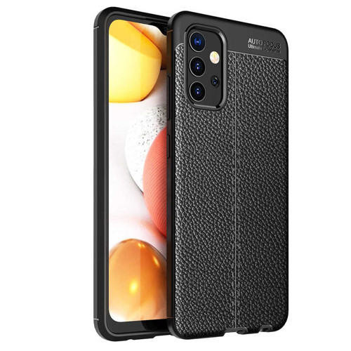 Galaxy A32 4G Kılıf Niss Deri Desenli Silikon Kılıf