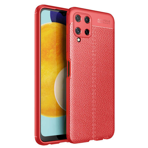 Galaxy A22 4G Kılıf Niss Deri Desenli Silikon Kılıf