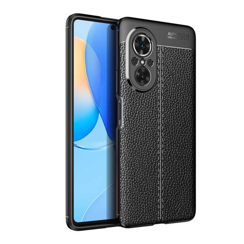 Huawei Nova 9 SE Kılıf Niss Deri Desenli Silikon Kılıf