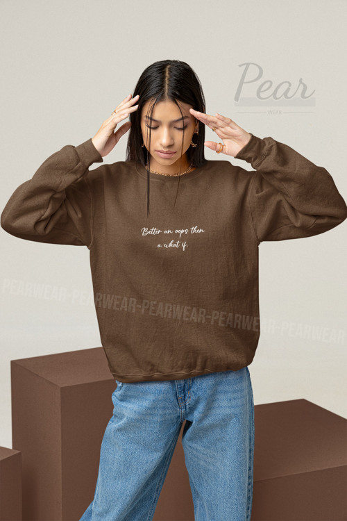 Better Baskılı Kadın Oversize Sweatshirt