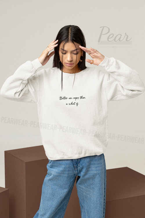 Better Baskılı Kadın Oversize Sweatshirt