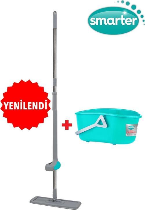 EASY TABLET MOP YEŞİL + PRATİK TEMİZLİK KOVASI MİKROFİBER PASPAS TEMİZLİK SETİ