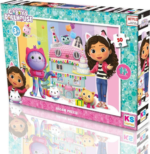 GB 709 GABBYS DOLLHOUSE PUZZLE 50 PRÇ