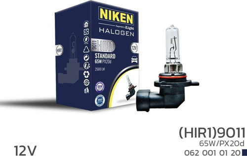 Niken 12V 9011 (HIR1) 65W Halojen Ampul Px20D