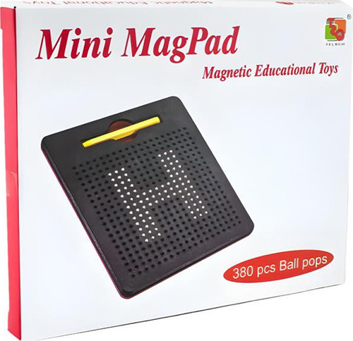 Manyetik Çizim Tableti 380 Bilyeli Orta Boy Kırmızı