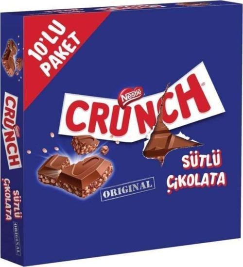 Crunch Sütlü Çikolata 10'Lu