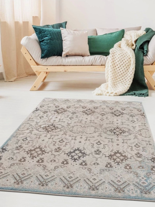 Safir Modern Salon ve Oturma Odası Halısı - Gri