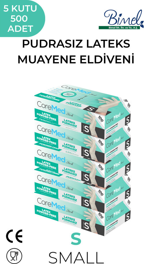 LATEKS PUDRASIZ MUAYENE ELDİVENİ S-5 PAKET 100'LÜ