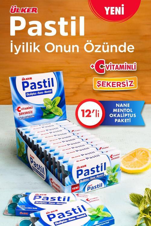 Pastil Okaliptus&nane&mentol X12 Adet