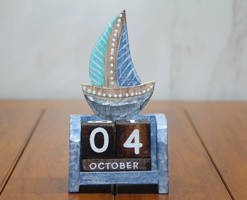 Ahşap Yelken Takvim