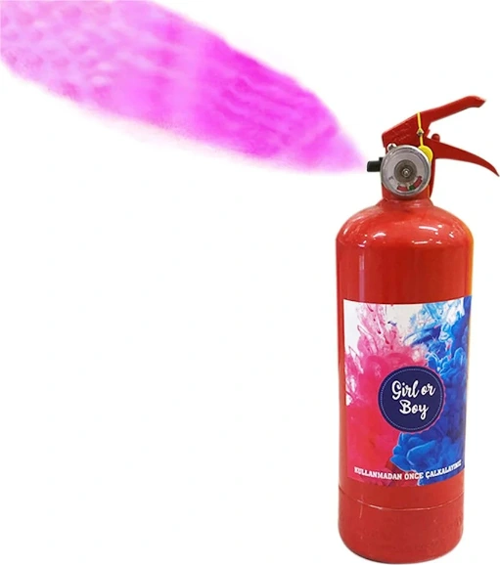 Cinsiyet Tüpü - Gender Reveal Partisi Tüpü Pembe Renk